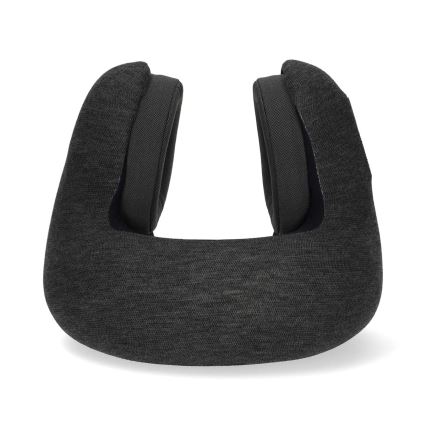 Cuscino da viaggio con cuffie wireless integrate grigio