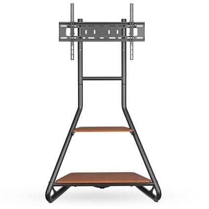 Supporto da pavimento per TV 37-75" nero/marrone