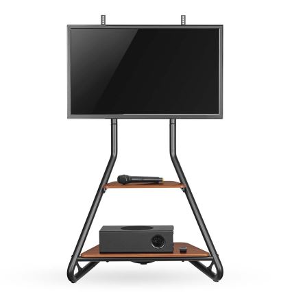 Supporto da pavimento per TV 37-75" nero/marrone