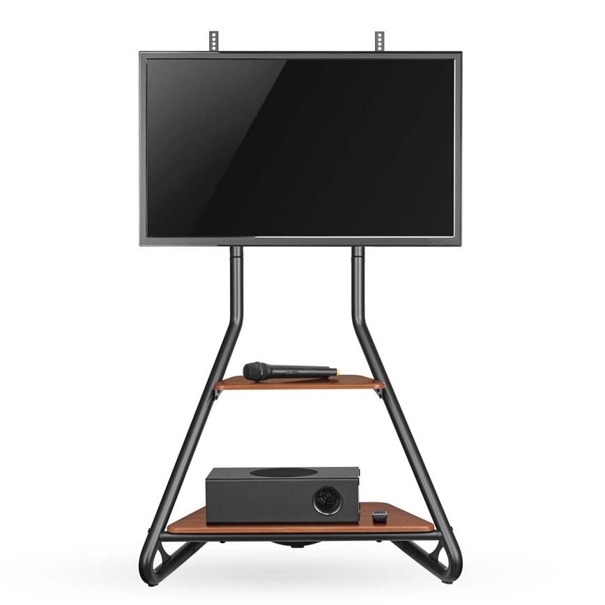 Supporto da pavimento per TV 37-75" nero/marrone