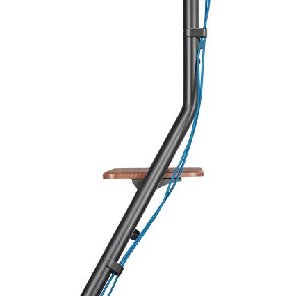 Supporto da pavimento per TV 37-75" nero/marrone