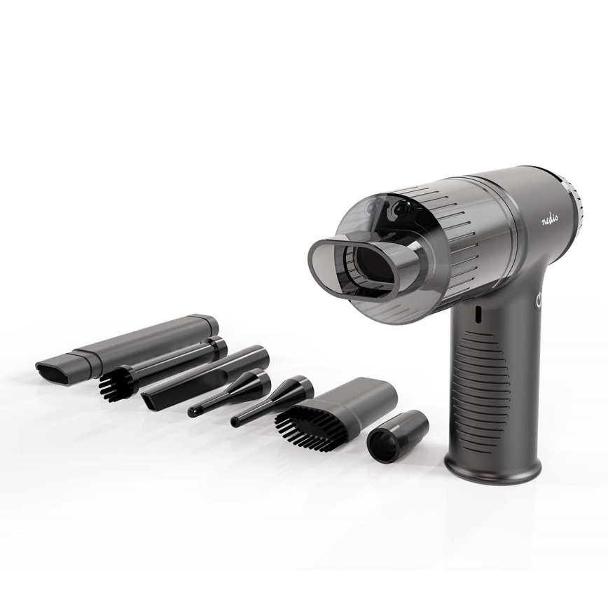 Aufladbarer Handstaubsauger 2-in-1 90W/6000 mAh grau/schwarz