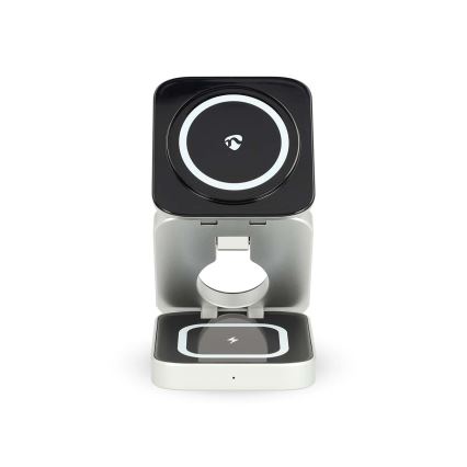 Chargeur sans fil 3en1 15W argent