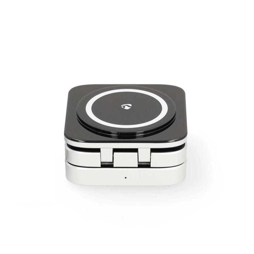 Chargeur sans fil 3en1 15W argent