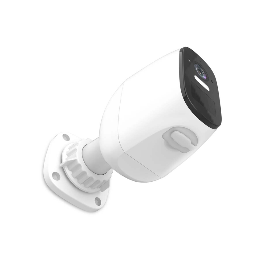 Smart per esterni ricaricabile camera con sensore SmartLife 4MP Quad HD 1440p 5V/5200mAh Wi-Fi Tuya IP66