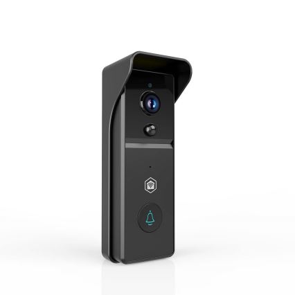 Sonnette vidéo SmartLife avec capteur de mouvement — 4400 mAh, Full HD 1296p, IP44, Wi‑Fi, compatible Tuya