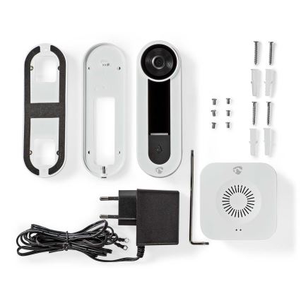Videocitofono wireless con sensore Full HD 1536p Wi-Fi IP65