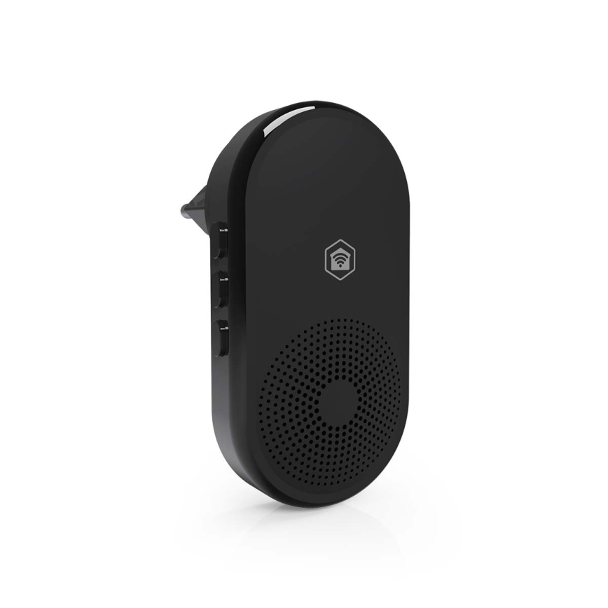 Suoneria per campanello SmartLife Wi‑Fi, nera