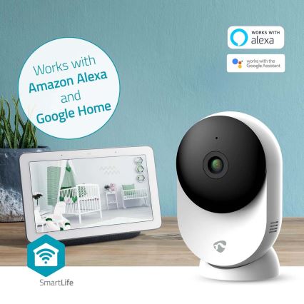 Caméra connectée Smartlife 5V 3MP Full HD 1296p Wi-Fi