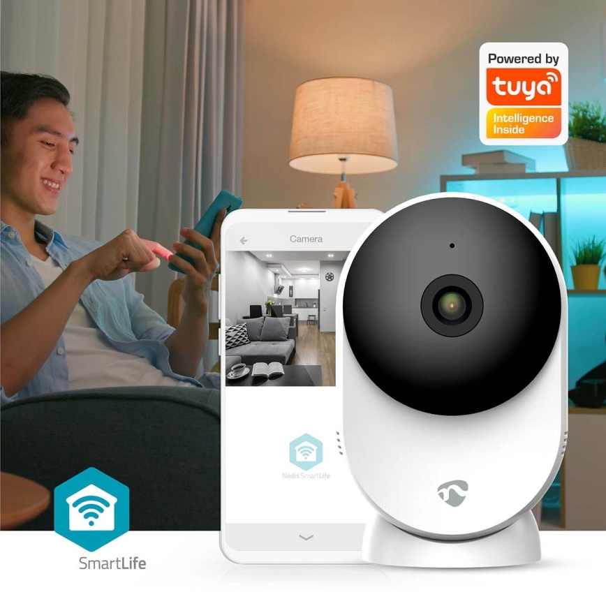 Caméra connectée Smartlife 5V 3MP Full HD 1296p Wi-Fi