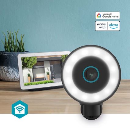 Caméra d'extérieur intelligente SmartLife 5V 4K 8MP 3840x2160p IP65 Wi-Fi Tuya