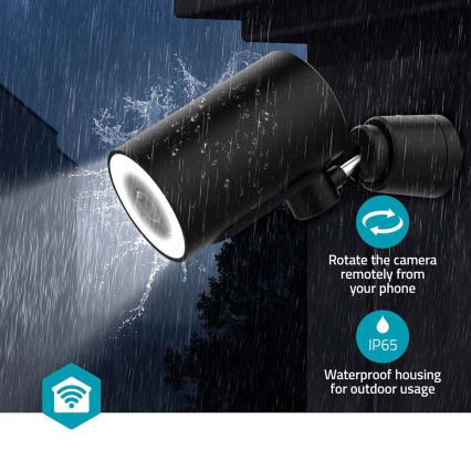 Telecamera esterna intelligente SmartLife 5V 4K 8MP 3840x2160p IP65 Wi-Fi Tuya