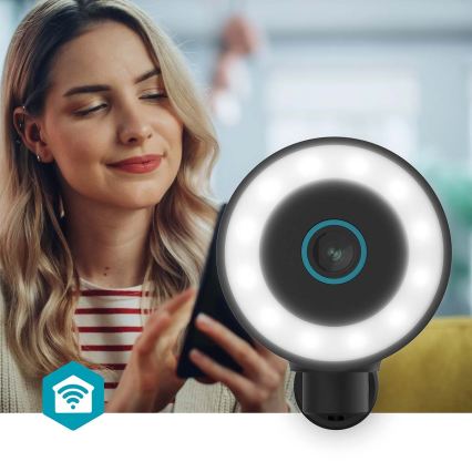 Telecamera esterna intelligente SmartLife 5V 4K 8MP 3840x2160p IP65 Wi-Fi Tuya
