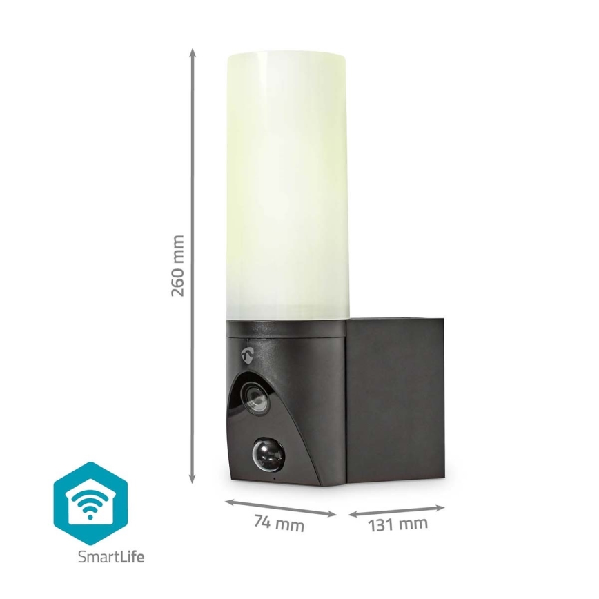 Telecamera smart per esterni SmartLife Full HD 1080p con illuminazione LED Wi-Fi Tuya IP65