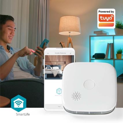 LOT 3x Détecteur de fumée SmartLife 3V/1xCR123A Wi-Fi Tuya