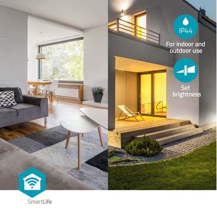 Plafonnier RGBW à intensité variable salle de bain SmartLife LED/18W/230V 2700-6500K IP44 Wi-Fi Tuya