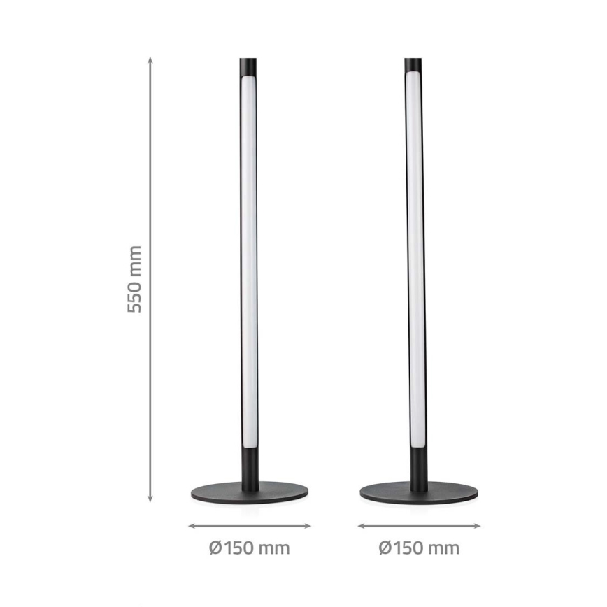 SET 2x Dimmbare Tischleuchte SmartLife (LED RGBIC) LED/36W/230V 55 cm 2700-6500K Wi-Fi Tuya + Fernbedienung