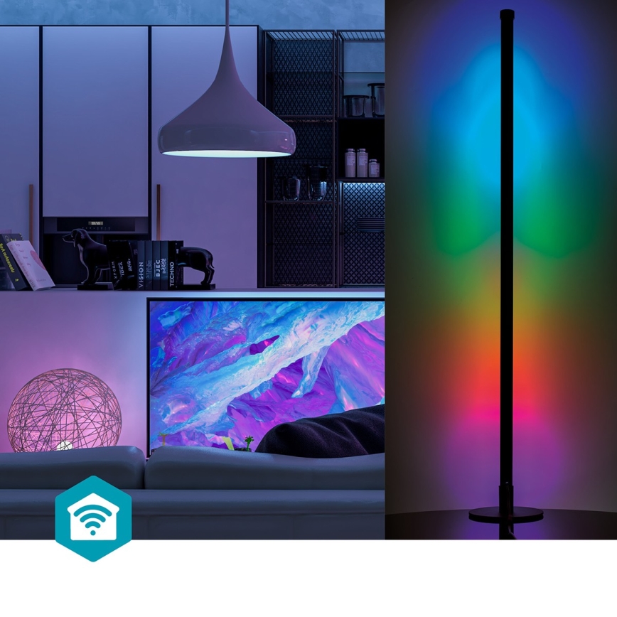 Dimmbare Stehleuchte (LED RGBIC) Smartlife LED/10W/230V 100,5 cm 2700-6500K Wi-Fi Tuya + Fernbedienung