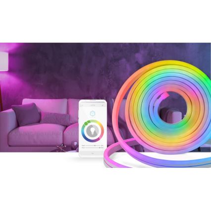Striscia LED RGB Dimmerabile da esterno SmartLife 6m LED/32W/230V Wi-Fi IP65 + telecomando