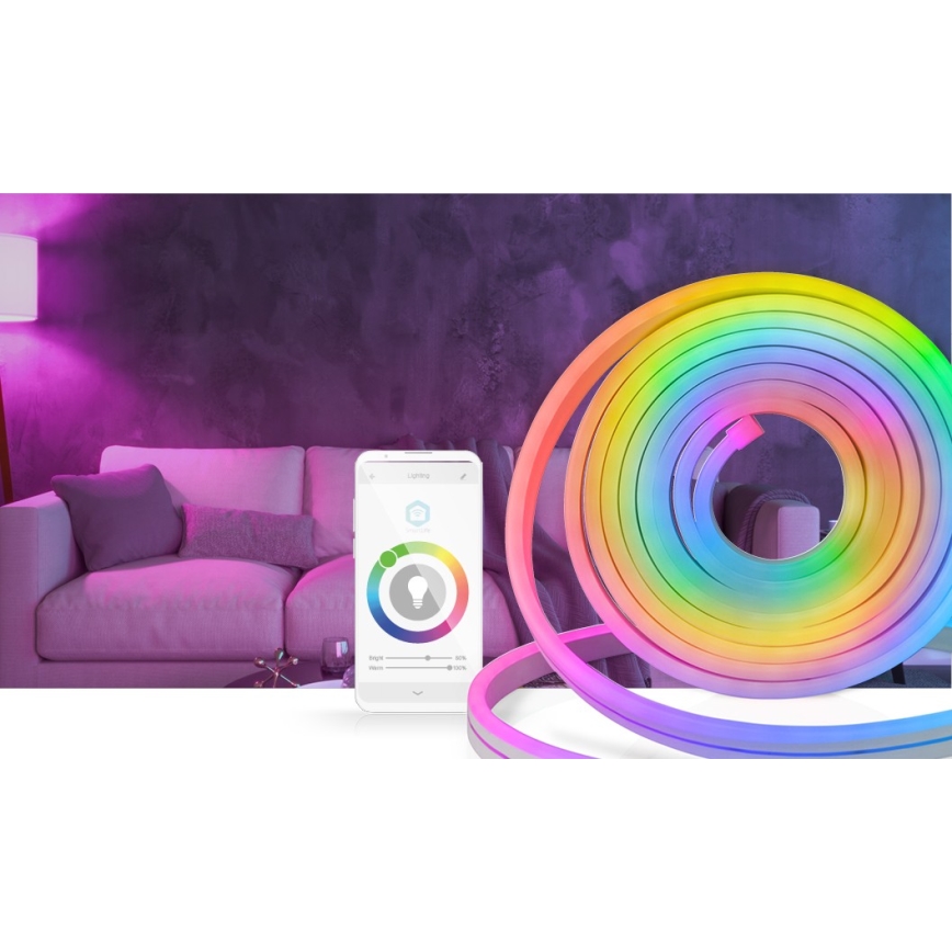 Striscia LED RGB Dimmerabile da esterno SmartLife 6m LED/32W/230V Wi-Fi IP65 + telecomando