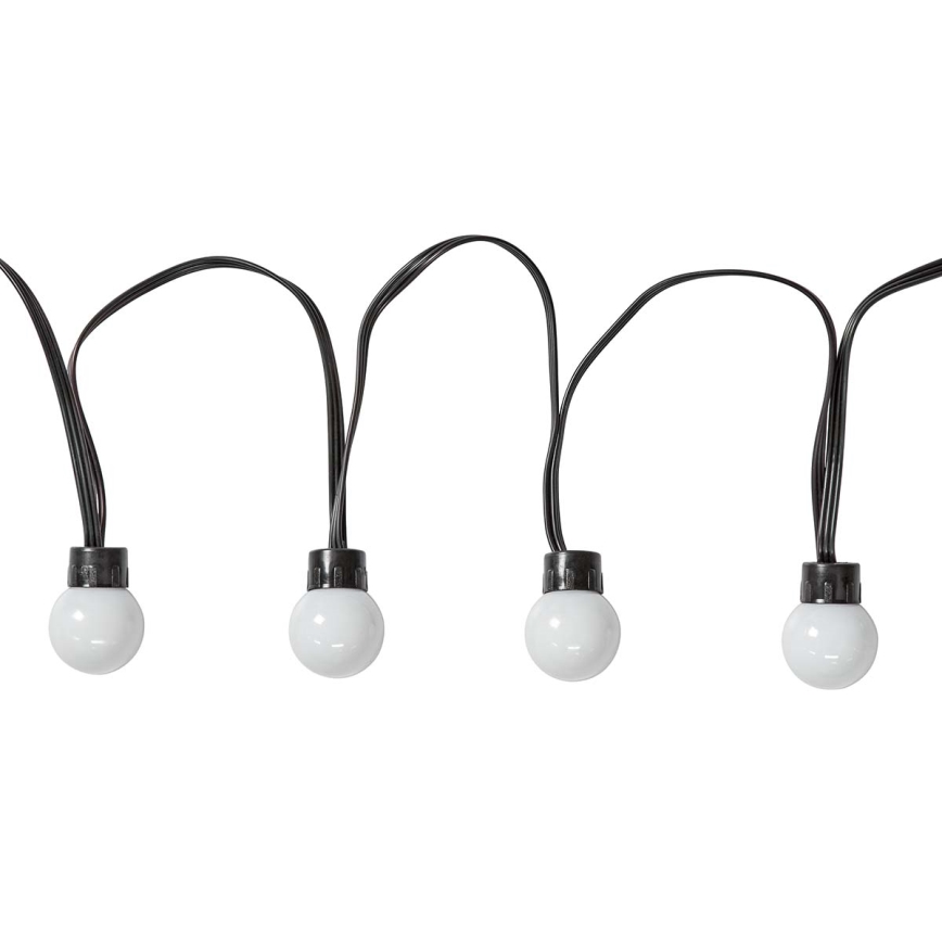 LED-RGB-Kette 48xLED 13,8m IP65 WLAN Tuya