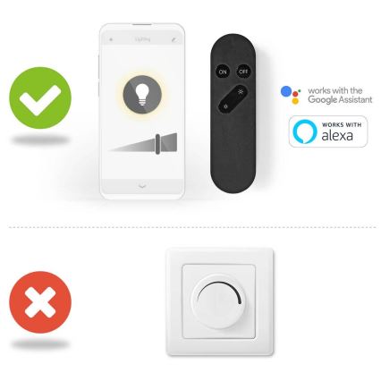 Ampoule LED dimmable A60 E27/4,9W/230V Wi-Fi 1800-6500K