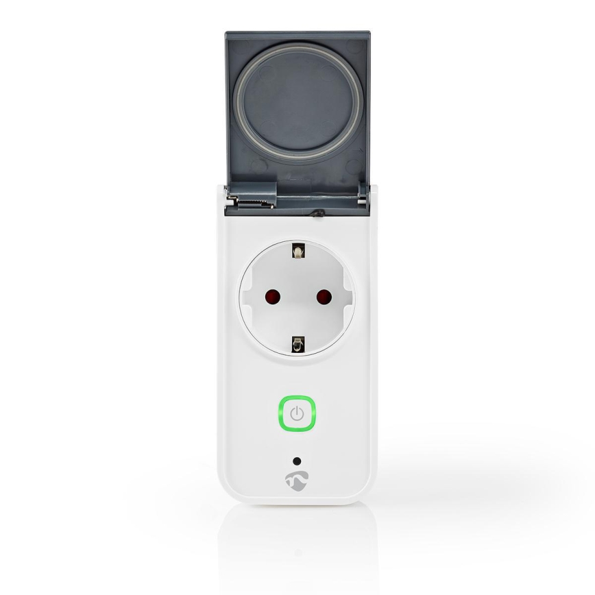Nedis WIFIPO120FWT - Prise connectée extérieur 3680W/230V/Type F/16A Wi-Fi IP44