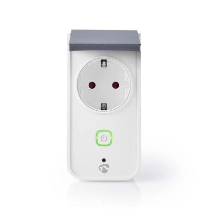 Nedis WIFIPO120FWT - Prise connectée extérieur 3680W/230V/Type F/16A Wi-Fi IP44