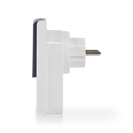 Nedis WIFIPO120FWT - Prise connectée extérieur 3680W/230V/Type F/16A Wi-Fi IP44