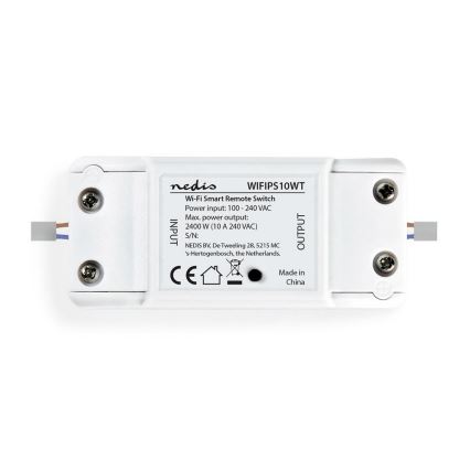 Commutateur pour circuit électrique 2500W/230V/17dBm Wifi