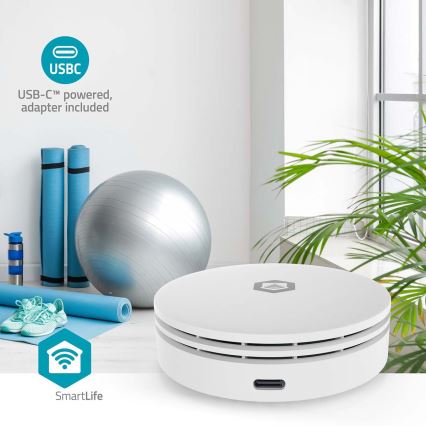 Intelligenter Luftqualitätsmonitor SmartLife Wi-Fi Tuya