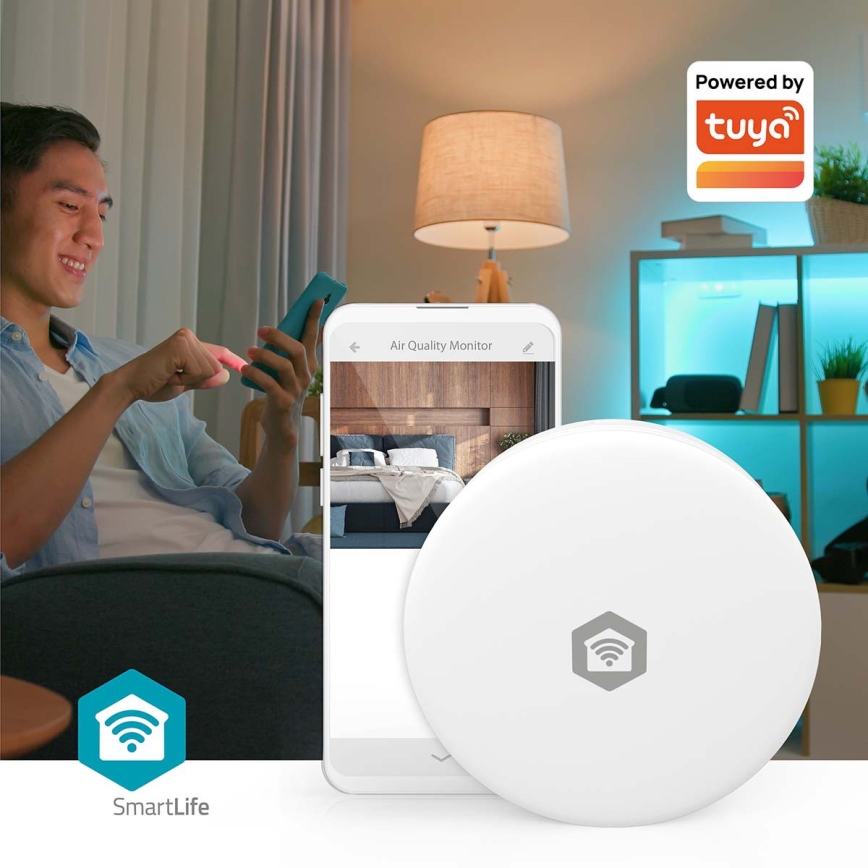 Moniteur intelligent de la qualité de l'air SmartLife Wi‑Fi Tuya