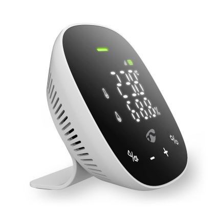 Intelligenter Luftqualitätsmonitor mit LED-Anzeige SmartLife Wi-Fi