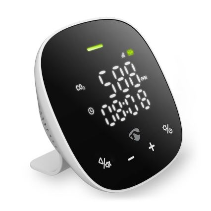 Intelligenter Luftqualitätsmonitor mit LED-Anzeige SmartLife Wi-Fi