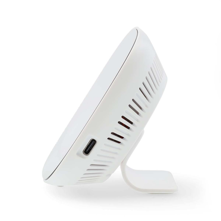 Moniteur de qualité d'air connecté avec écran LED SmartLife Wi-Fi