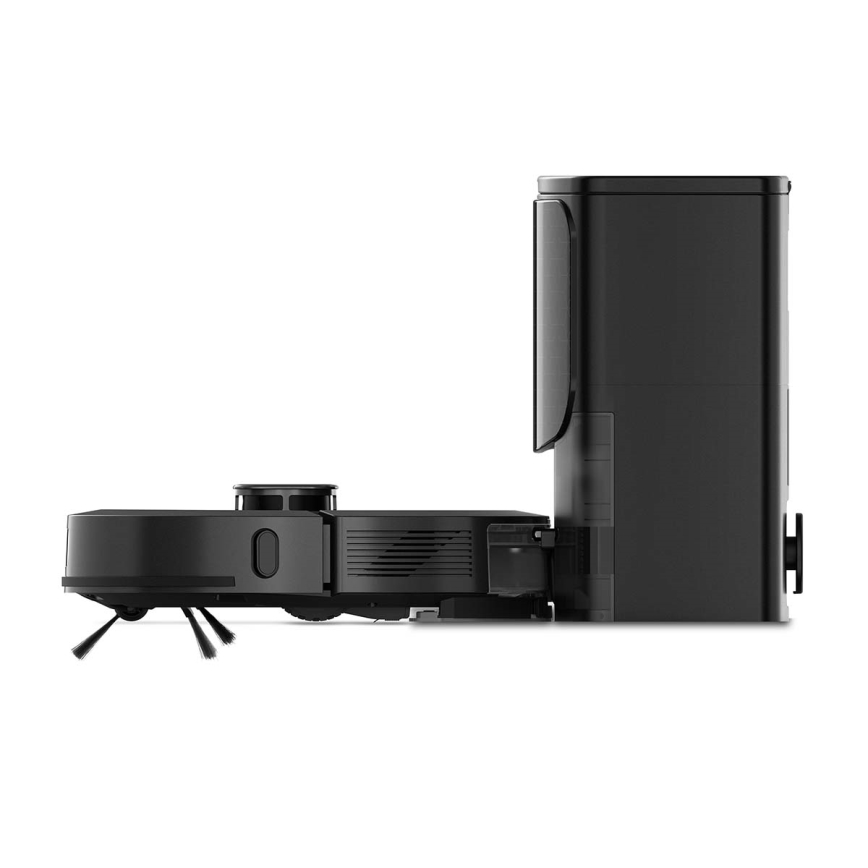 Smart-Staubsaugerroboter  mit Wischmopp SmartLife Wi-Fi Tuya schwarz + Fernbedienung