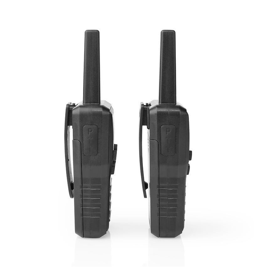 SET 2x Walkie-talkie ricaricabile con luce LED 1300 mAh gamma 10 km