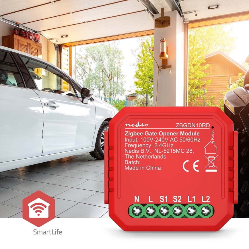 Interruttore intelligente della porta del garage SmartLife Zigbee Tuya