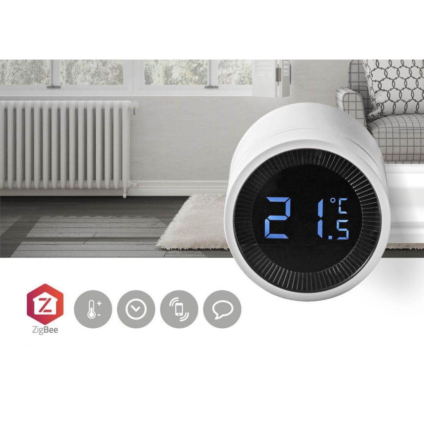 Controllo radiatore LED smart ZigBee 2xAA