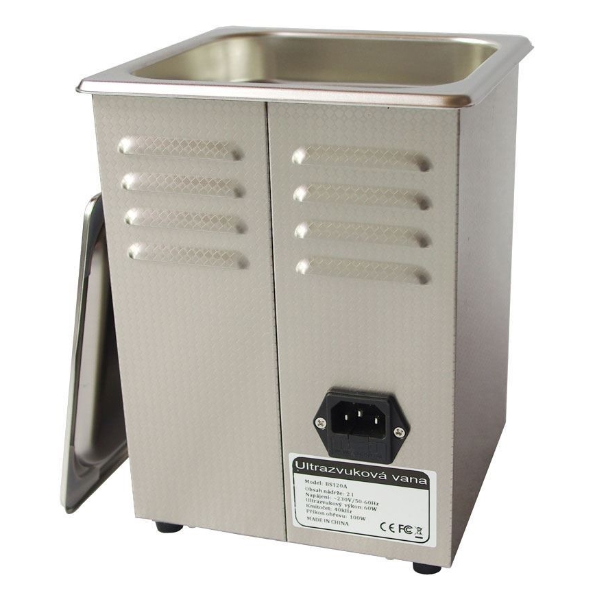 Nettoyeur à ultrasons avec chauffage 160W/230V 2 l