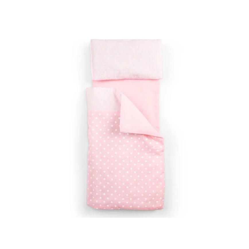 New Classic Toys - Letto in legno per bambole rosa
