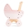 New Classic Toys - Passeggino per bambole in legno rosa
