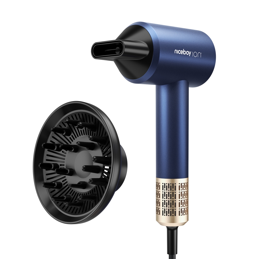 Niceboy AirSonic ELITE - Haartrockner 2200W/230V blau