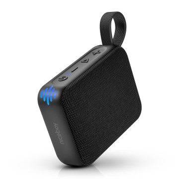 Niceboy Atom 4 - LED Autoparlante wireless con microfono 6W/1000 mAh IP67 nero