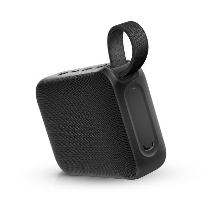 Niceboy Atom 4 - LED Autoparlante wireless con microfono 6W/1000 mAh IP67 nero