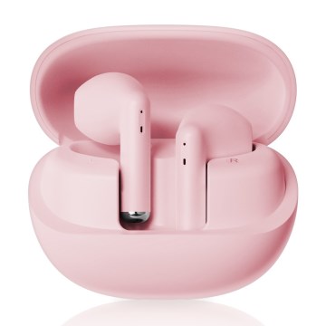 Niceboy Beans 4 - Auricolari wireless, custodia 300 mAh + 2x 35 mAh, IPX4, rosa