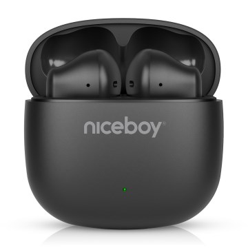 Niceboy Beans 4 POP - Auricolari senza fili 200 mAh + 2x 30 mAh IPX4 nero