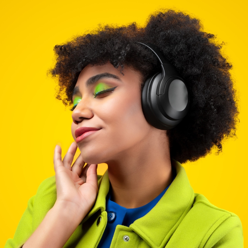 Niceboy HIVE Aura 5 ANC - Cuffie wireless con microfono e ANC nero