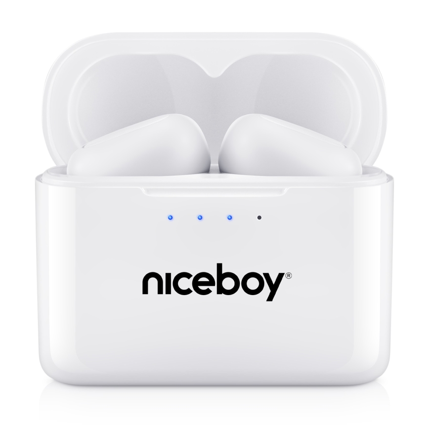 Niceboy HIVE Podsie 4 - Wireless earphones IP54 bianco