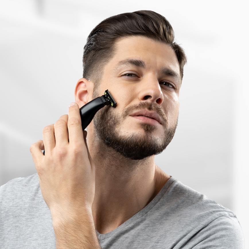 Niceboy ION AirBlade - Tagliabarba 5W/5V 800 mAh IPX6 nero